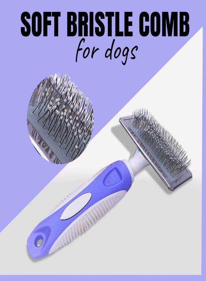 فولي فرشاة تنظيف شعر الحيوانات الأليفة ذاتية التنظيف بالكامل للكلاب والقطط والجراء | أداة إزالة شعر الحيوانات الأليفة | فرش تنظيف الشعر لجميع الحيوانات الأليفة (عبوة من قطعة واحدة) - Image 5